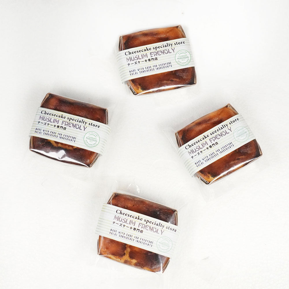 【Halal】Basque Burnt Cheese Cake_basic(4-pack)